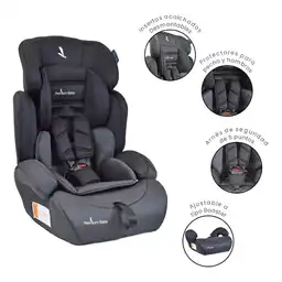 Silla de Carro Bebé Lyon Negra Gr I Ii Iii Priori Premium Baby Lyon Silla Para Carro Black