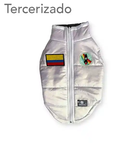 Disfraz Para Mascota Chaleco Astronauta Tornasol XL