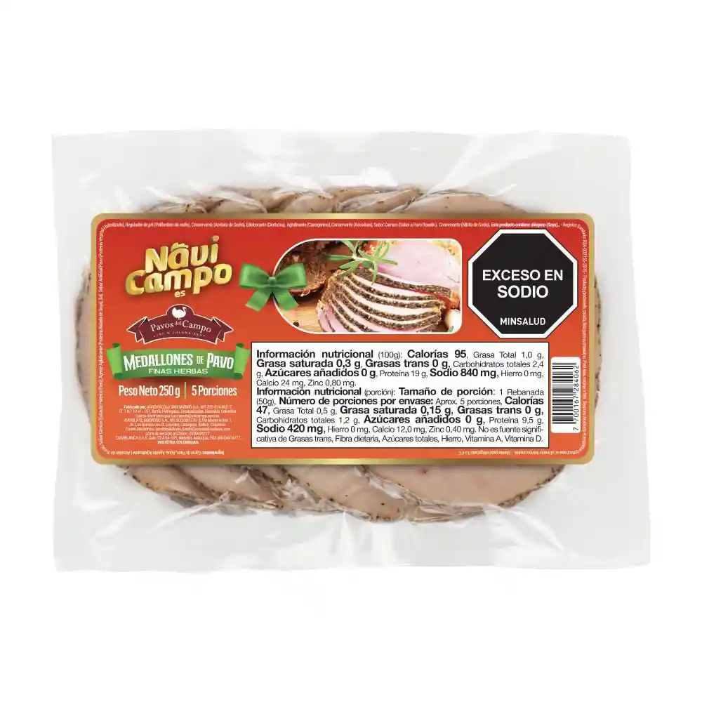 Medallones de Pavo Avicampo