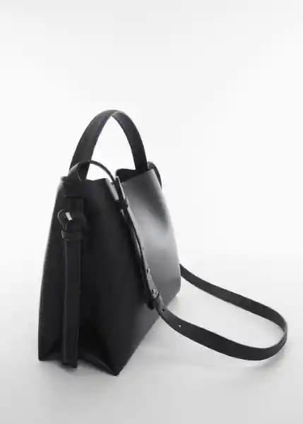 Bolso M Luciam Negro Talla 99 Mujer Mango