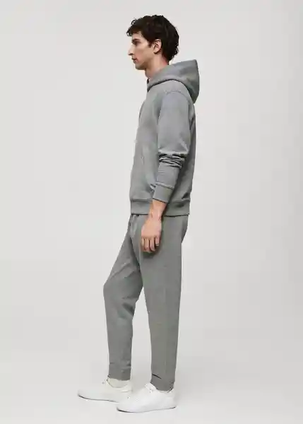 Pantalón Cohen Gris Medio Vigoré Talla L Hombre Mango