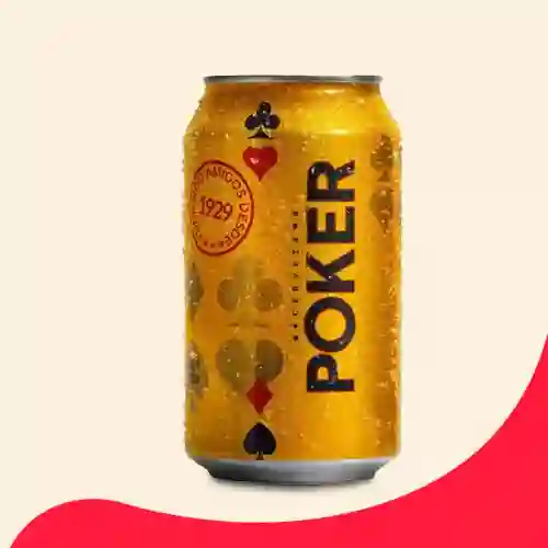 Cerveza Poker 330 ml Lata