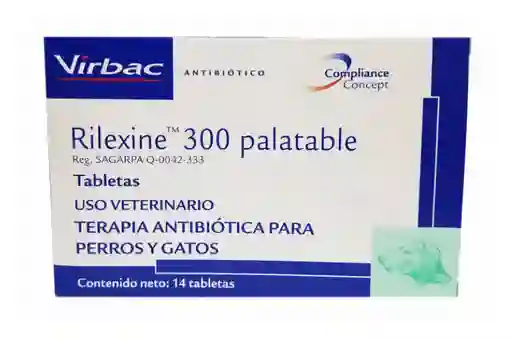 Rilexine Antibiótico en Tabletas para Uso Veterinario