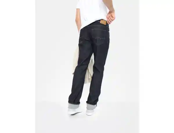 Pantalón Jean Straight Hombre Azul Talla 38 x 34 American Eagle