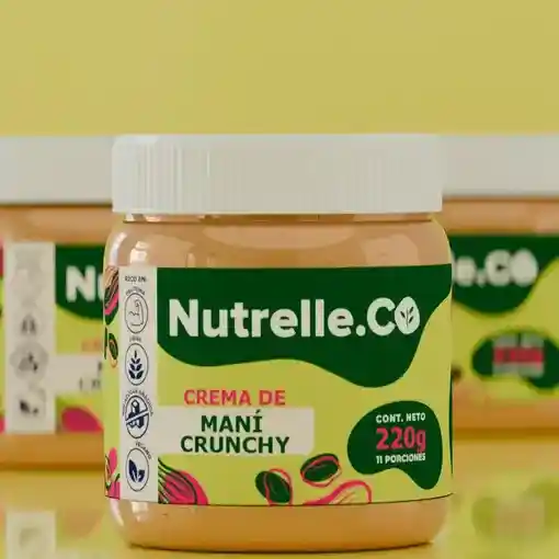 Crema de Maní Crunchy - Nutrelle