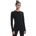 Under Armour Camiseta Authentics Crew Negro Para Mujer Talla SM