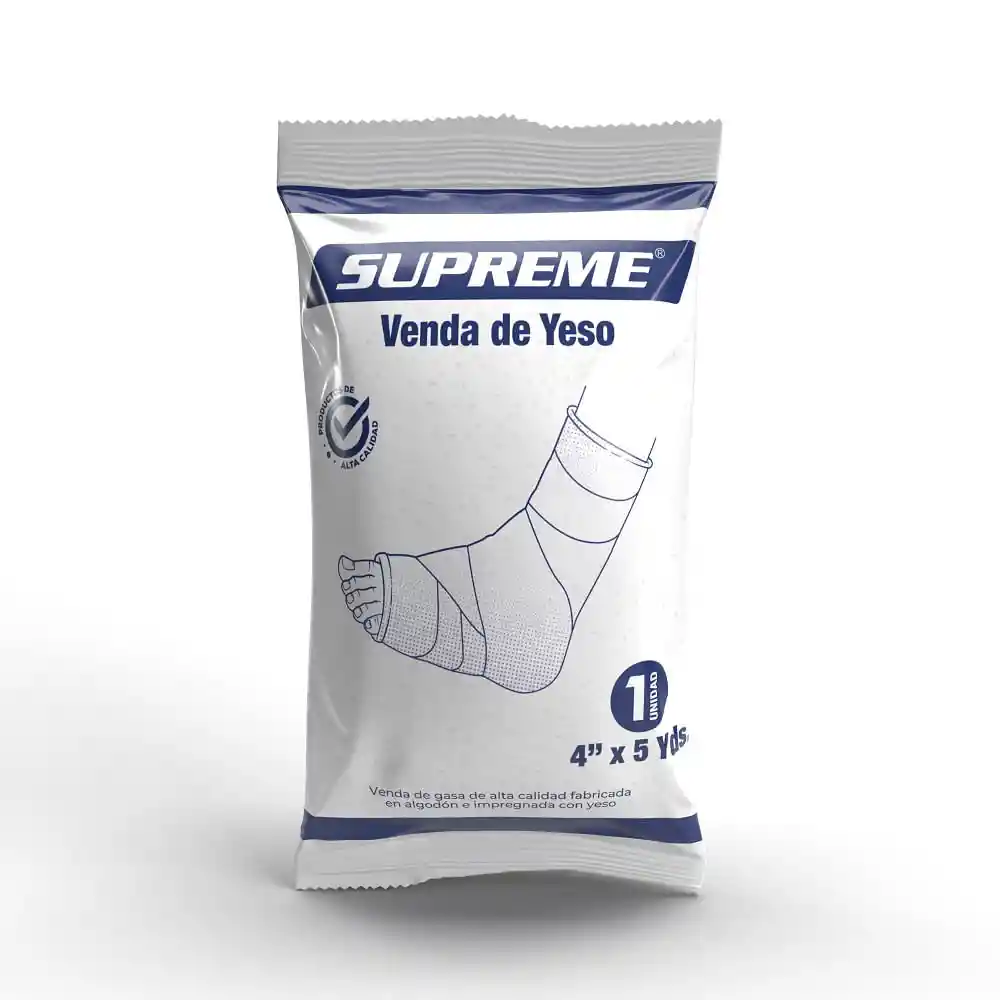 Venda de Yeso Supreme 4x5 Yds