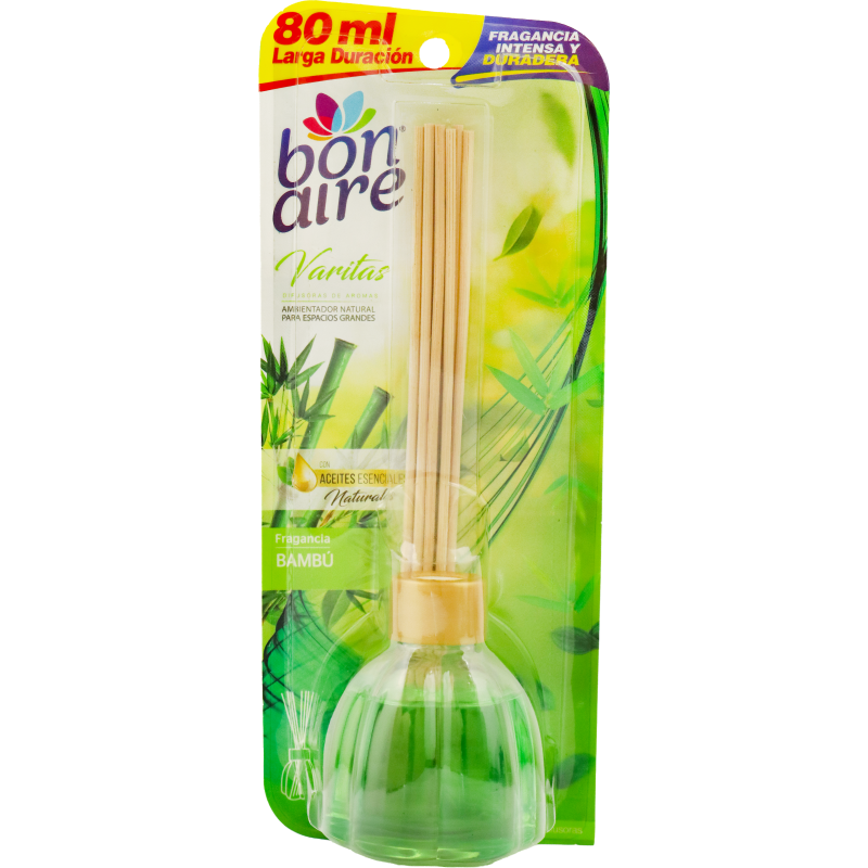 Bonaire Difusor de Aromas con Varitas de Bambú 80 ml