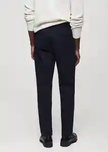 Pantalón Modica Navy Talla 38 Hombre Mango