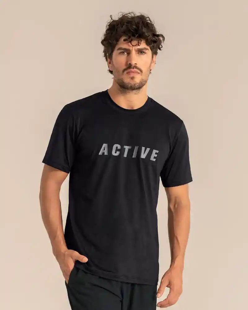 Camiseta Secado Rapido S - Negro