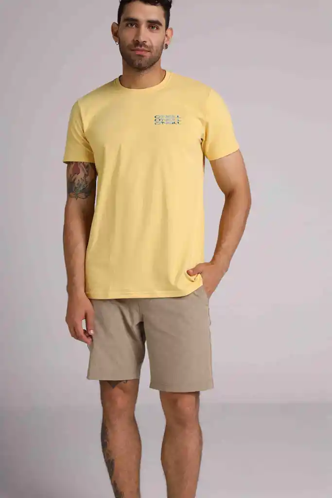 Camiseta Manga Corta Standard Fit Freakout Fombre