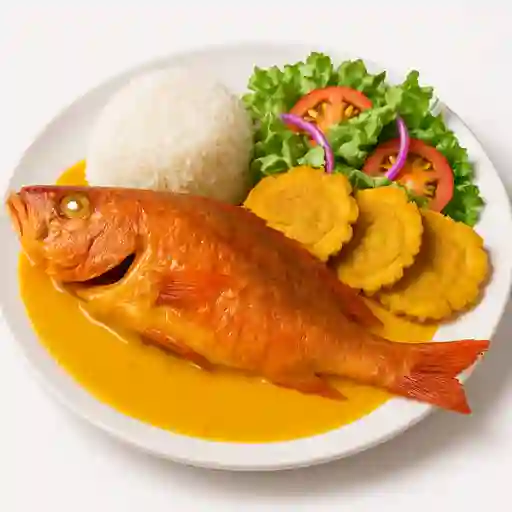 Pargo Rojo Entero en Salsa de Coco