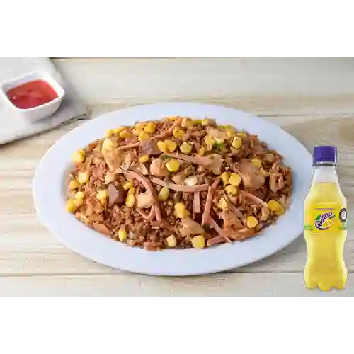 Combo Chow Fan Criollo Personal +Quatro Orig 250ML