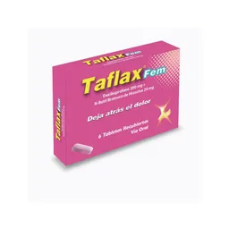 Taflax Fem 200 Mg / 200 Mg Tableta Recubierta
