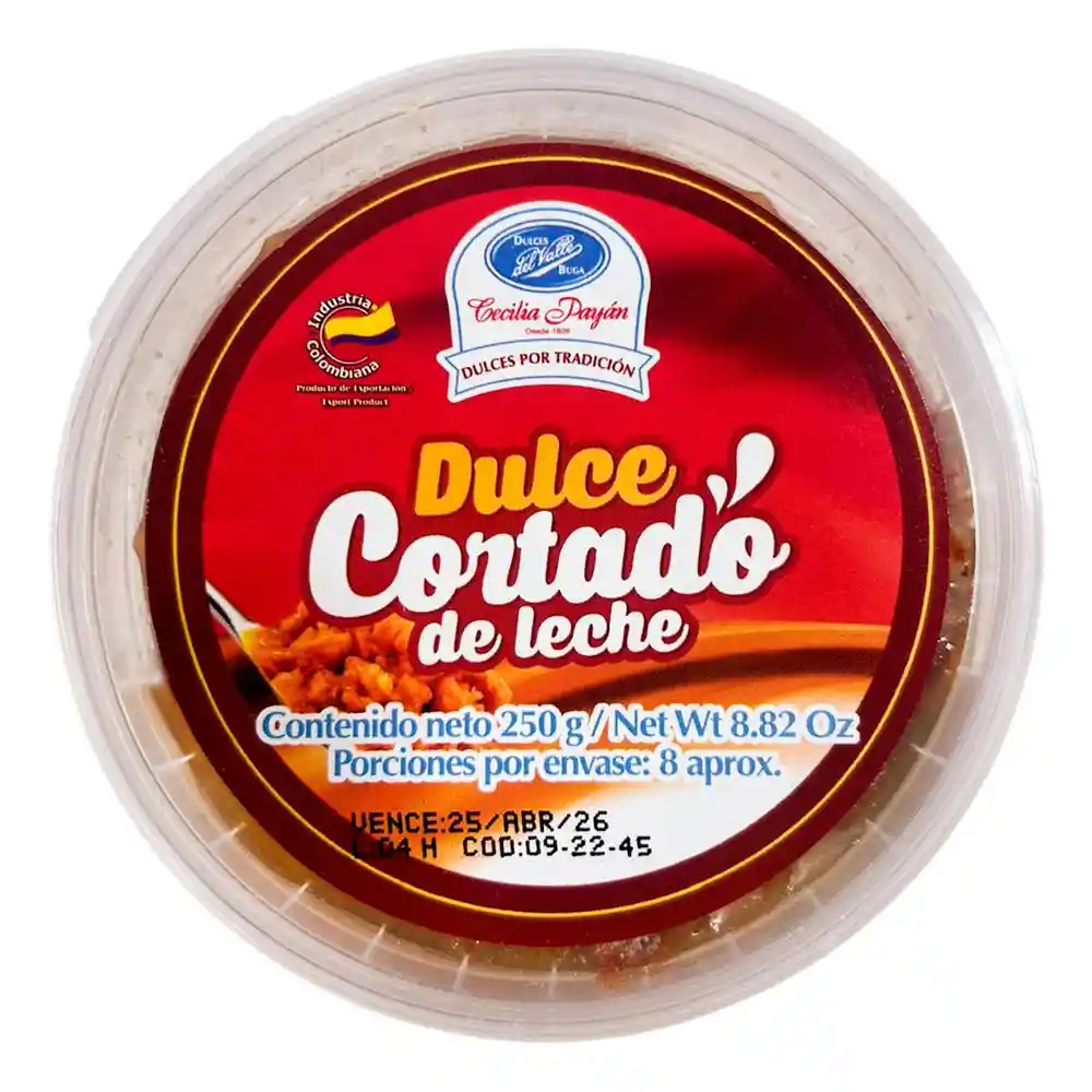 Dulce Dulces Del Valle Cortado Leche (250 Gr)