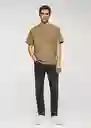 Camiseta Anouk Topo Talla S Hombre Mango