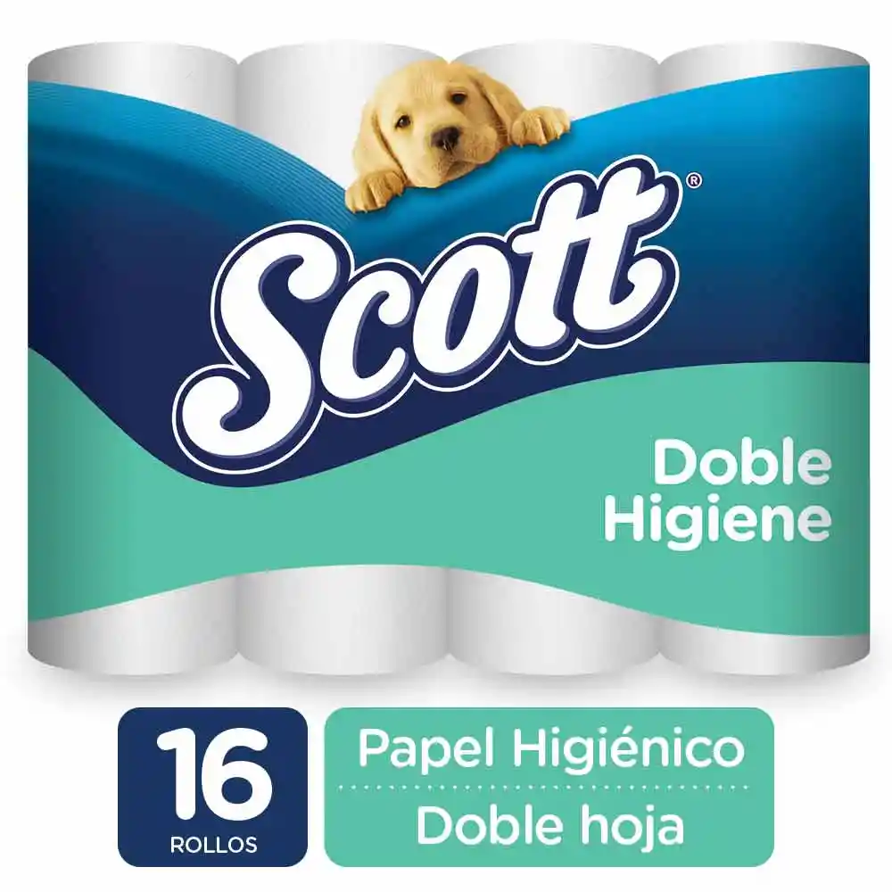 Scott Papel Higiénico Doble Higiene Doble Hoja