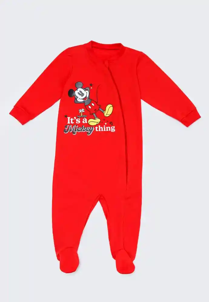 Pijama Enteriza 9/12meses-rojo