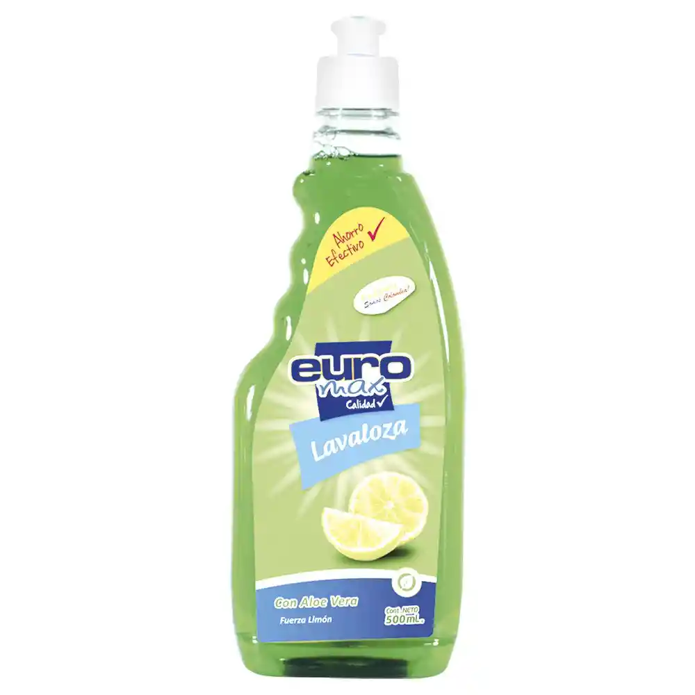 Detergente Lavavajillas Líquido Aroma Limón Euromax