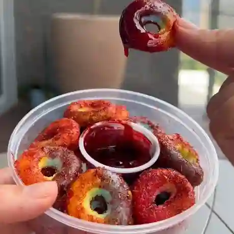 Goma de aritos enchilado