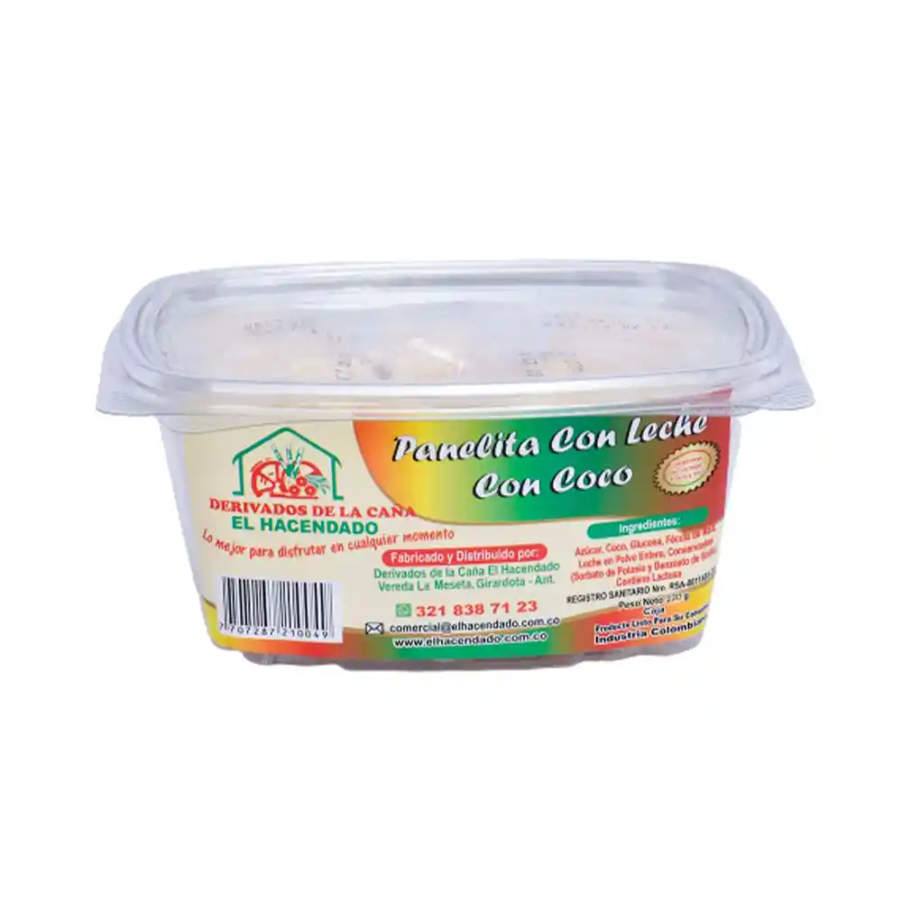 Panelita de Leche Con Coco El Hacendado