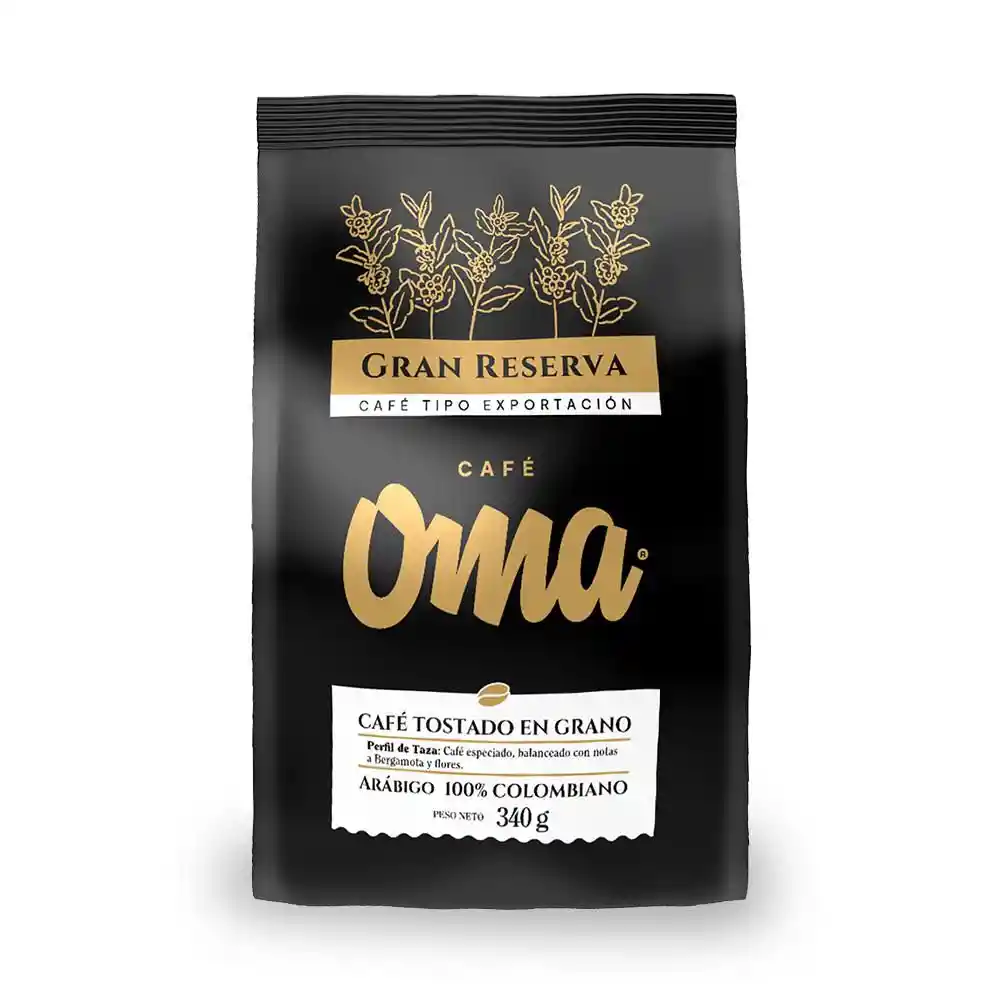Café Oma Notas a Bergamota y Flores (340 Gr)