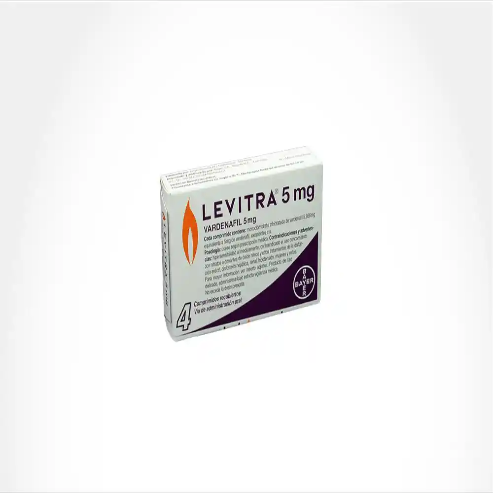 Levitra Bayer 5 Mg 4 Tabletas