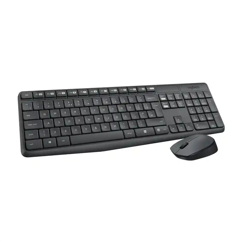 Combo Teclado Multimedia y Mouse Inalámbricos Logitech Mk235
