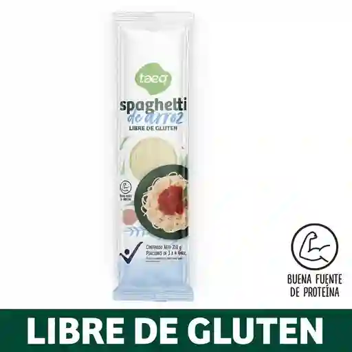 Pasta Taeq Spaghetti de Arroz Libre de Gluten (250 Gr)
