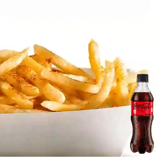 Combo Fries + Coca Cola Sin Azúcar 400 ml