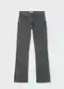 Jeans Philippa Tejano Gris Oscuro Talla 46 Mujer Mango