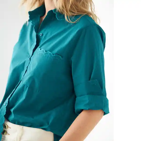 Camisa Verde Talla S 194906 111F000 Esprit