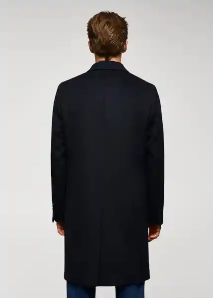 Abrigo Barley Navy Talla M Hombre Mango