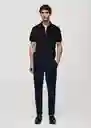 Pantalón Barna Navy Talla 40 Hombre Mango