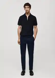 Pantalón Barna Navy Talla 40 Hombre Mango