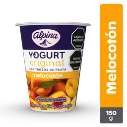 Yogurt Original Alpina Melocotón Vaso 150g