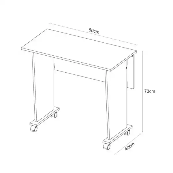 Muebles 2020 Escritorio Plegable Chicago Nogal