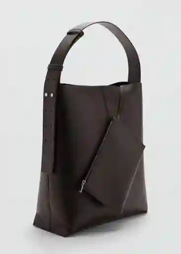 Bolso G Puala Chocolate Talla 99 Mujer Mango