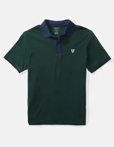 Polo Hombre Verde Talla: MEDIUM 4882300 American Eagle
