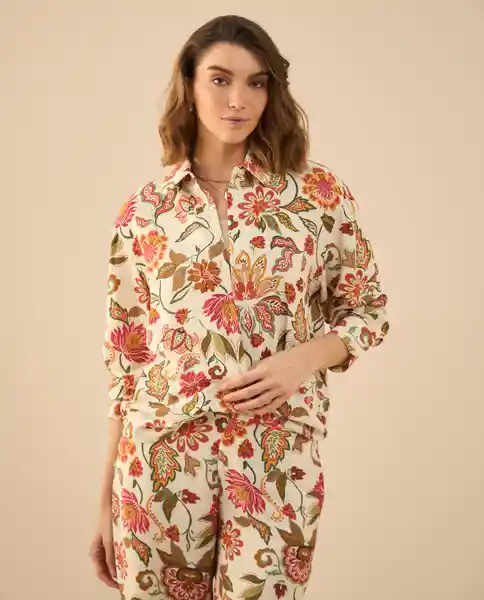 Camisa Crudo Nardo Claro Talla M 412G015 Esprit
