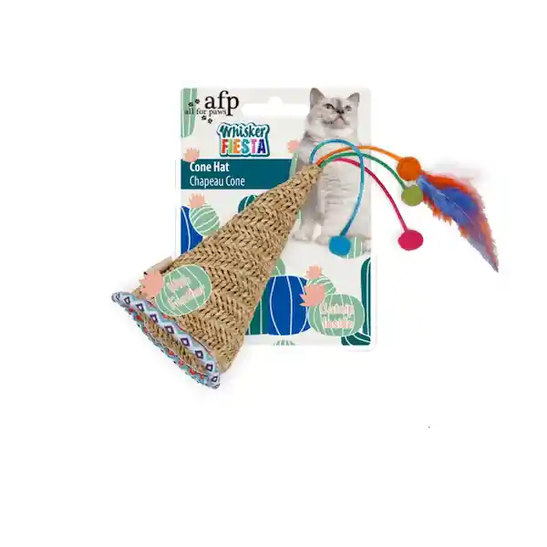 AFP Juguete Para Gato Cone Hat