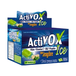 Activox Ice Con Jengibre X 12 Sobres