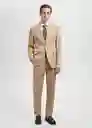 Pantalón Amalfi Beige Talla 46 Hombre Mango