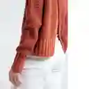  Saco Tejido Capri Mujer Naranja Tabasco Medio Talla L Naf-Naf 