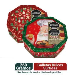 Galleta NAVIDAD Noel Cofre Octogonal 260 g