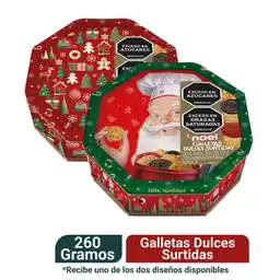 Galleta NAVIDAD Noel Cofre Octogonal 260 g