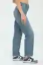 Jean Mom Lauren Color Azul Claro Talla 6 Ragged