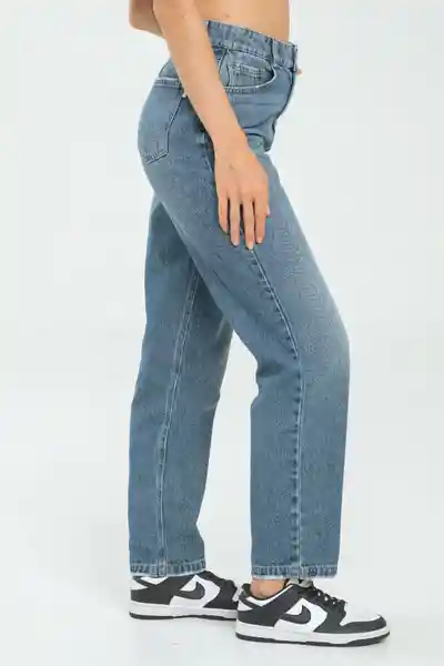 Jean Mom Lauren Color Azul Claro Talla 6 Ragged