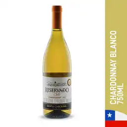 Santa Carolina Vino Blanco Chardonnay Reservado Botella 750 ml