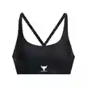 Under Armour Crop Pjt Rck All Train Crsbck Bra Mujer Negro XS